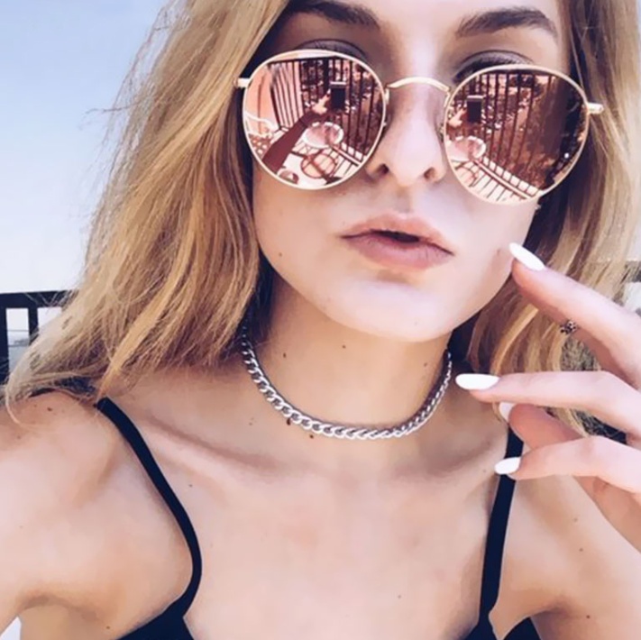 Women Retro Square Sunglasses | Vintage Fashion UV Protection Shades for Girls | Stylish Summer Eyewear - Image 9