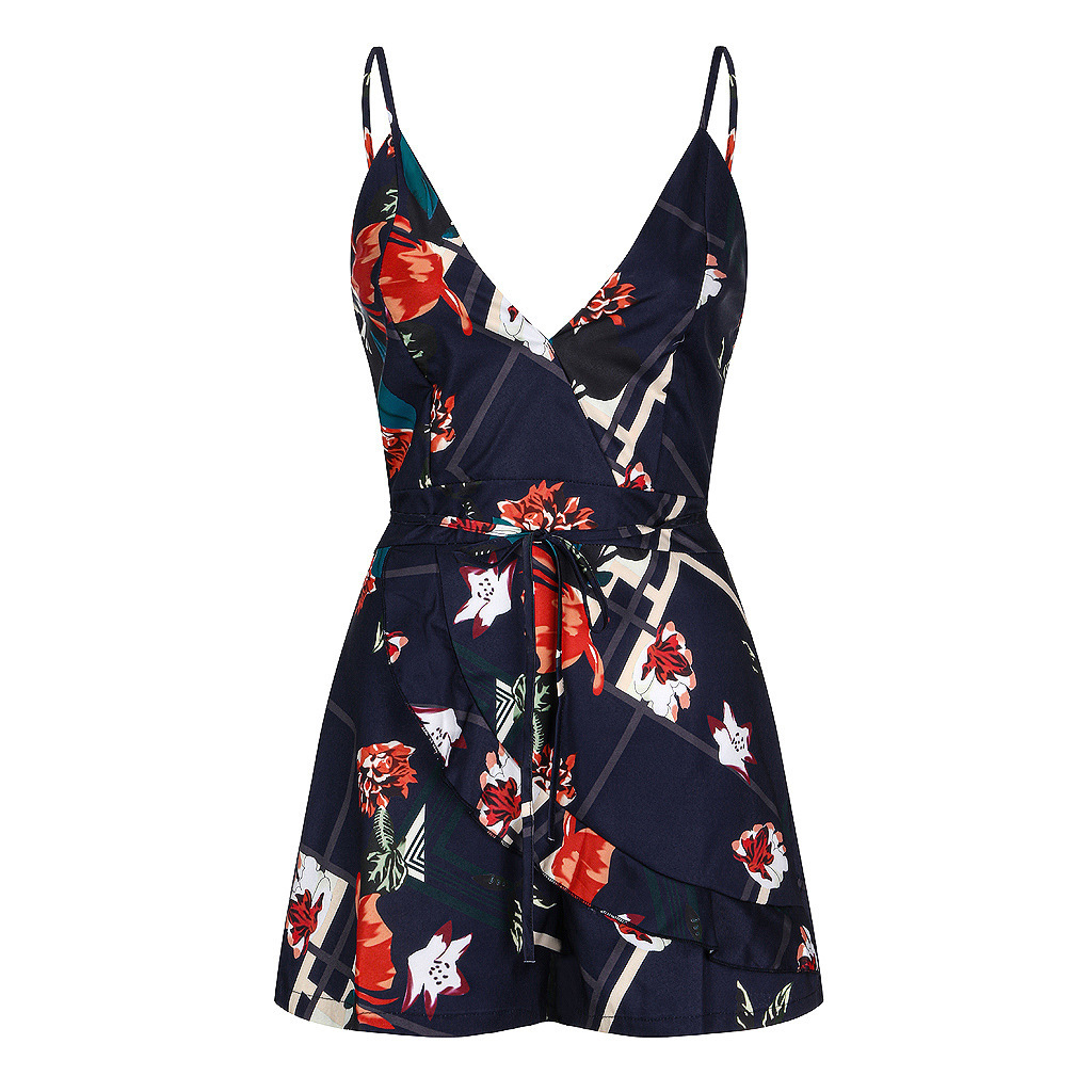 Fashion Sexy Print Suspender Jumpsuit - Image 6