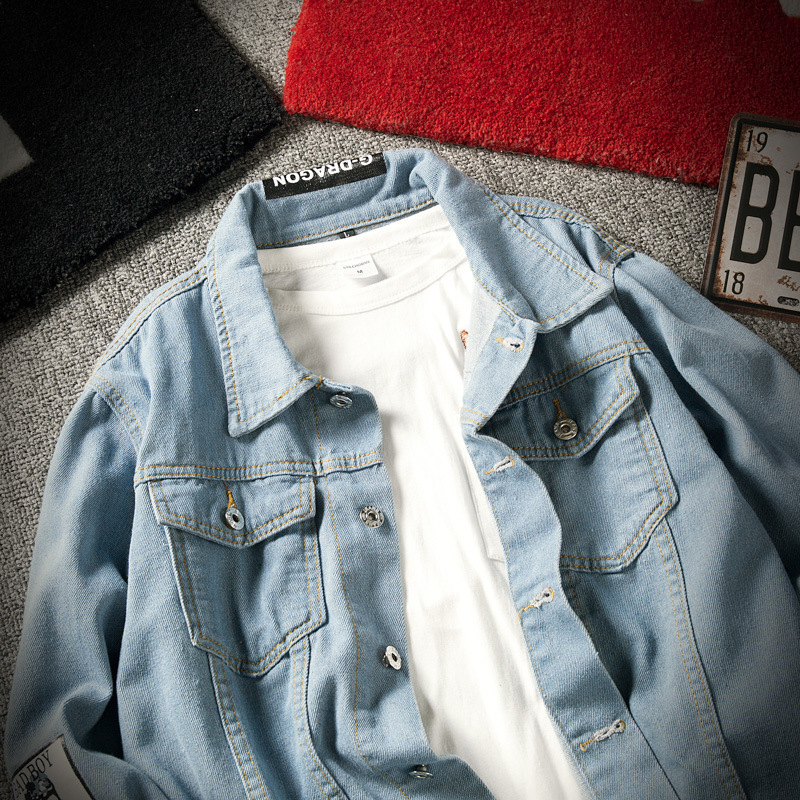 Casual denim jacket clothes - Image 4