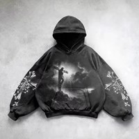 Hooded Printed Hip Hop Y2g Streetwear Sweatshirt - Image 8