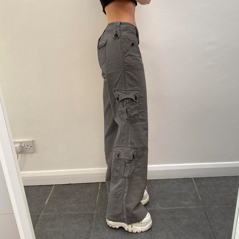 Hot Girl Fried Street Straight Casual Pants American Style - Image 3