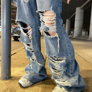 6d1bfb38-783f-4b39-a543-7728c7104205.jpg Slim Mopping Wide Leg Trousers Woman
