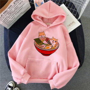 Printed loose pullover sweater