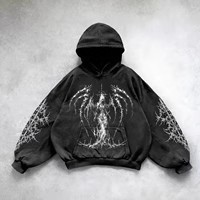 Hooded Printed Hip Hop Y2g Streetwear Sweatshirt - Image 10