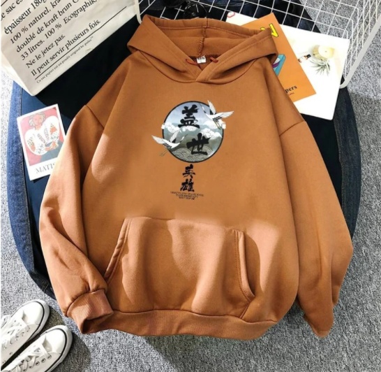 Men's Hooded Sweater Solid Color Long Sleeve - Image 4