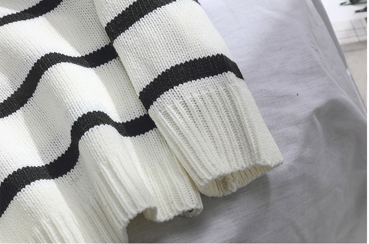 Autumn And Winter Turtleneck Sweaters For Men And Boys Trend All-match Line Clothes Lazy Wind - Image 8