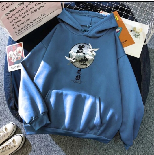 Men's Hooded Sweater Solid Color Long Sleeve - Image 6