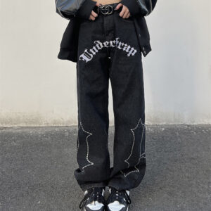 b9d32340-26ae-45c1-9aef-efd5440c2c5e.jpg European And American Style Letter Embroidered Jeans