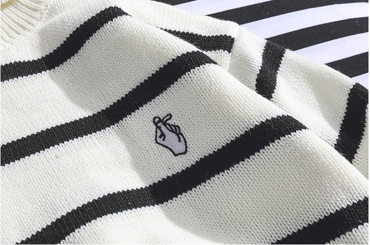 Autumn And Winter Turtleneck Sweaters For Men And Boys Trend All-match Line Clothes Lazy Wind - Image 10