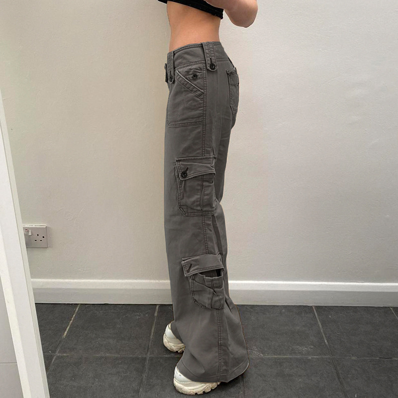Hot Girl Fried Street Straight Casual Pants American Style - Image 2