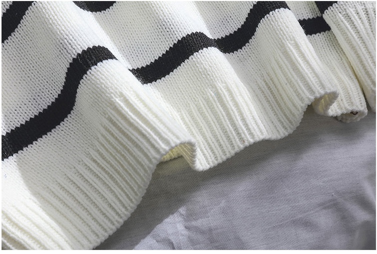 Autumn And Winter Turtleneck Sweaters For Men And Boys Trend All-match Line Clothes Lazy Wind - Image 6