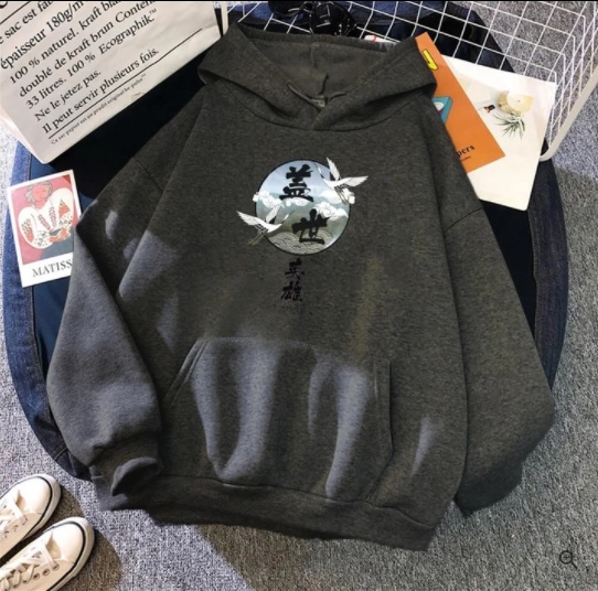 Men's Hooded Sweater Solid Color Long Sleeve - Image 2